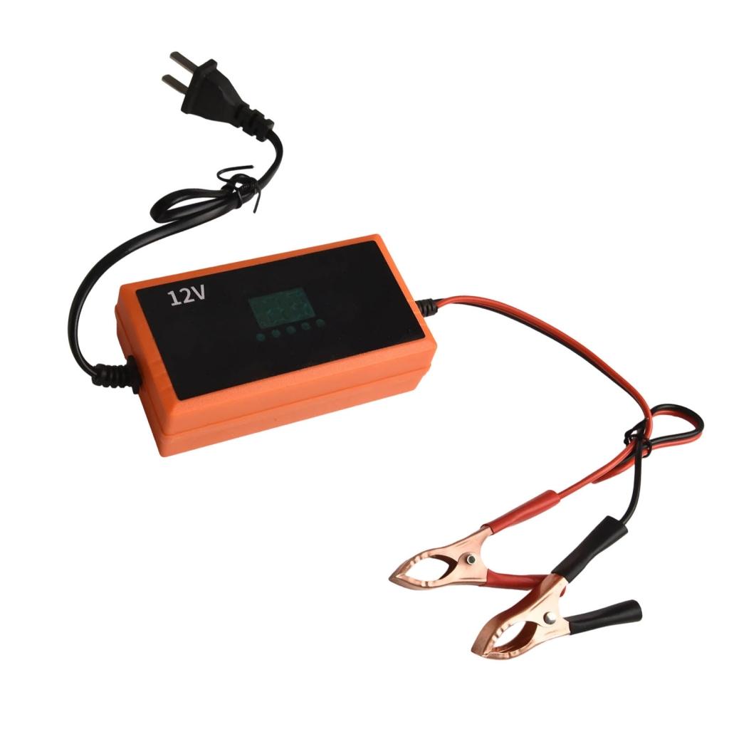 Портативное зарядное устройство для кислотных аккумуляторов 12 В, идеально подходит для автомобилей и мотоциклов