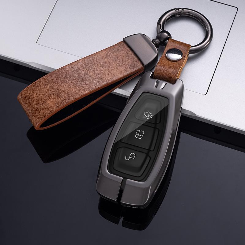 Чехол для ключей от машины для Ford Focus C-Max S-Max Galaxy Mondeo Ranger Transit Tourneo на заказ для Ford Focus 3 4 ST MK3 MK4 Fiesta Fusion Kuga Ecosport