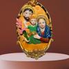 Religious Figure Statue Catholic Jesus Mother Mary Sculpture Handpainted Wall Decor for