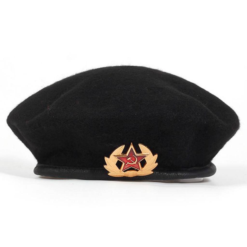 Унисекс пятиконечная звезда брошь украшение берет шляпа военная кепка газетчика осень зима отдых на открытом воздухе головные уборы дорожные аксессуары для женщин мужчин