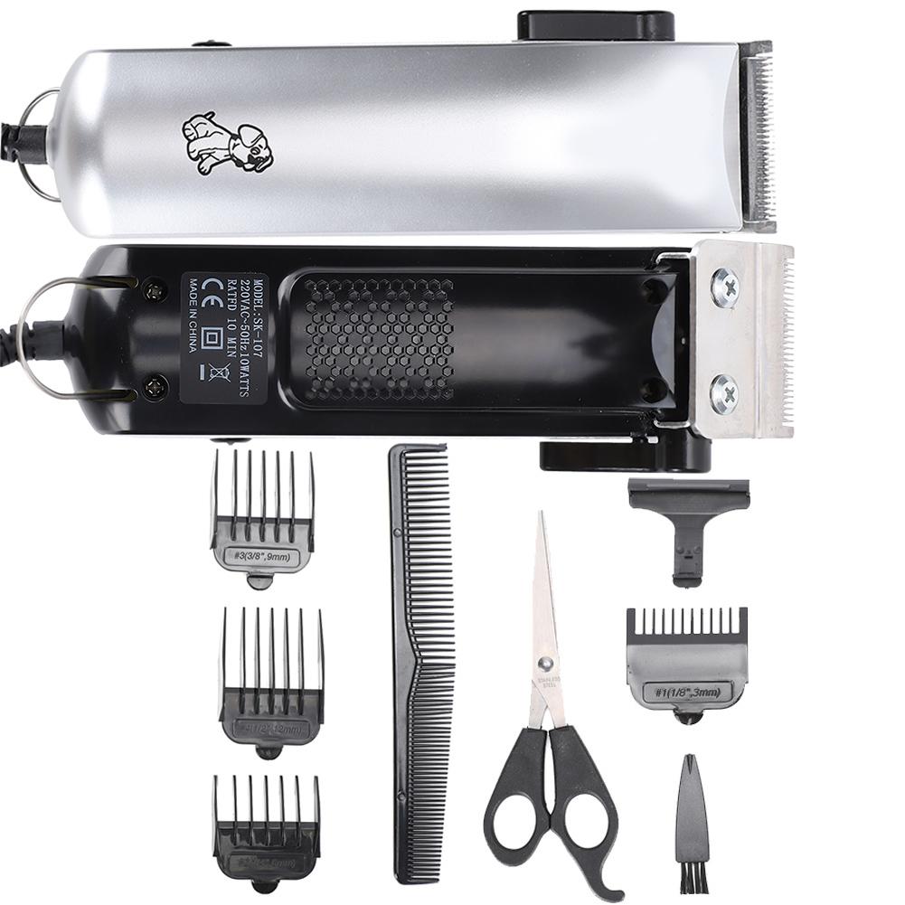 Профессиональная электрическая машинка для стрижки домашних животных, триммер для шерсти собак и кошек, инструменты для ухода за волосами, вилка европейского стандарта, 220 В