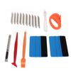 8 Pcs Car Wrap Film Squeegee Scraper Tool Vehicle Glass Protective Wrapping Cutters Installing Tool