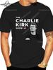 Горячий стиль Повседневная футболка FREEDOM Charlie Kirk с принтом Свободный 100% Хлопок Повседневная Унисекс Рубашка Горячий Товар S-6XL