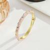 Color Plated Enamel Bracelet Retro Enamel Flower Bangle Cloisonne Bracelet  Vintage Style