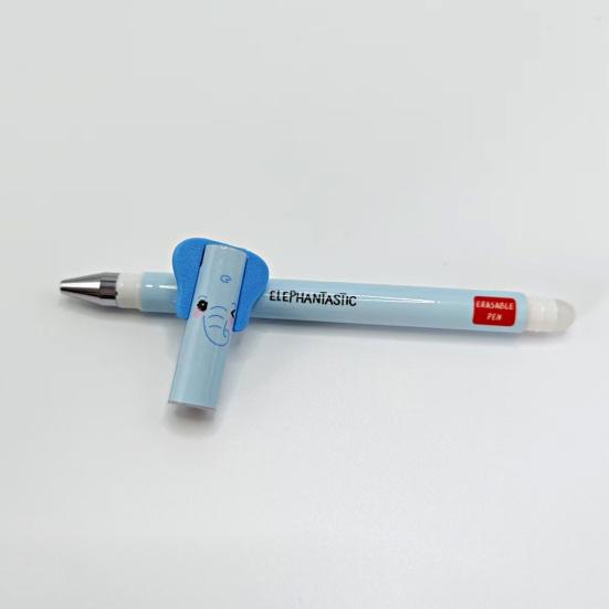 Стираемые гелевые ручки, гелевые ручки-роллеры с изображением животных из мультфильмов, наконечник 0,5 мм, черные/синие чернила, заправляемые ручки для письма, школьные канцелярские принадлежности