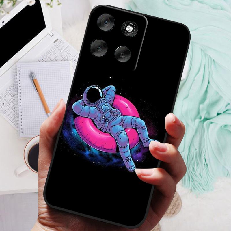 Для Motorola Moto G86 Чехол-бампер Лев Волк Силиконовый Мягкая Задняя Крышка Для Moto G56 G86Power Чехол Для Телефона Moto G56 Защитный Корпус