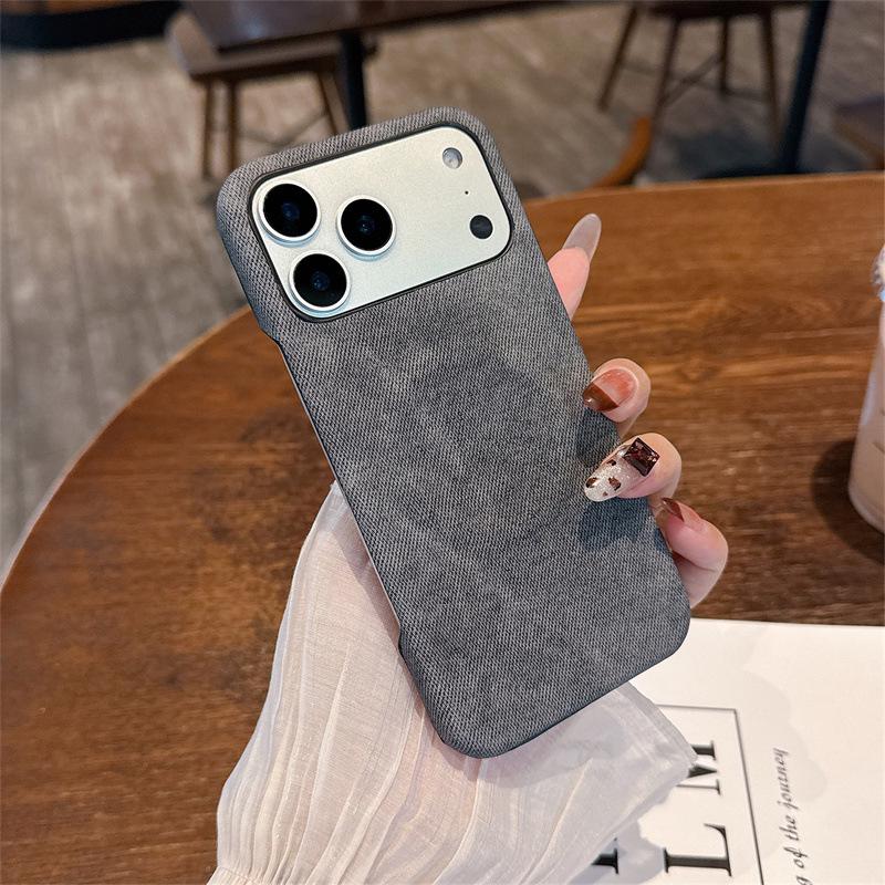 Премиальный магнитный чехол с текстурой денима для iPhone 14/13/Apple 17/16/15 PROMAX - Защита от падений
