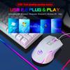Colorful Luminous Wired Gaming Mouse: X100 Adjustable 3600 DPI