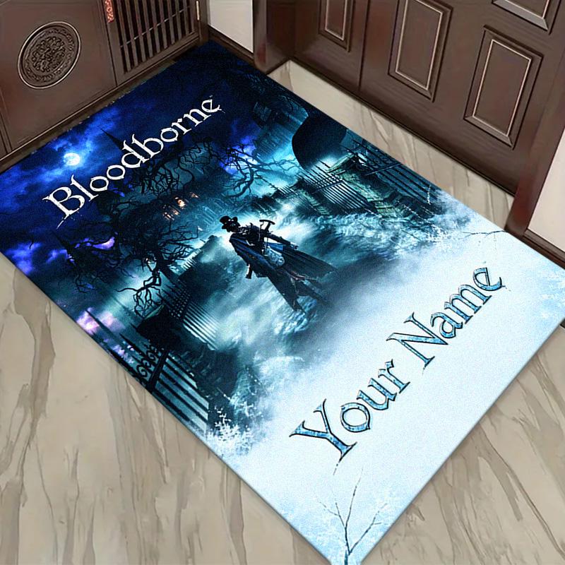 Name Custom Bloodborne Carpet Rug for Living Room Bedroom Home Sofa Decoration,Kids play Non-slip Floor Mat