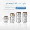 Universal High-Definition 195-Type Achromatic Microscope Objective Lens Set - 4X, 10X, 40X, 100X Oil