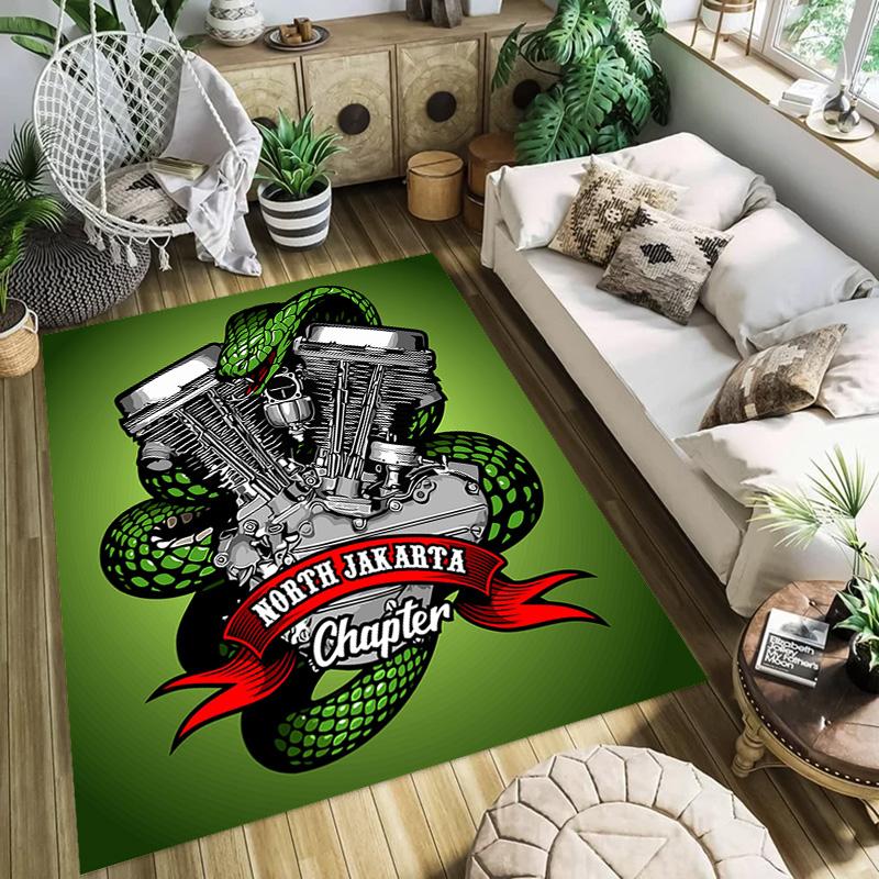 Vintage Custom Motors California carpet Living room and bedroom mats Doormat Room Dormitory decoration Doormat