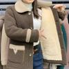 Lamb Fleece Jacket Autumn and Winter Models Plus Velvet Thickening Mother's Fur Jacket Women's Mid-length