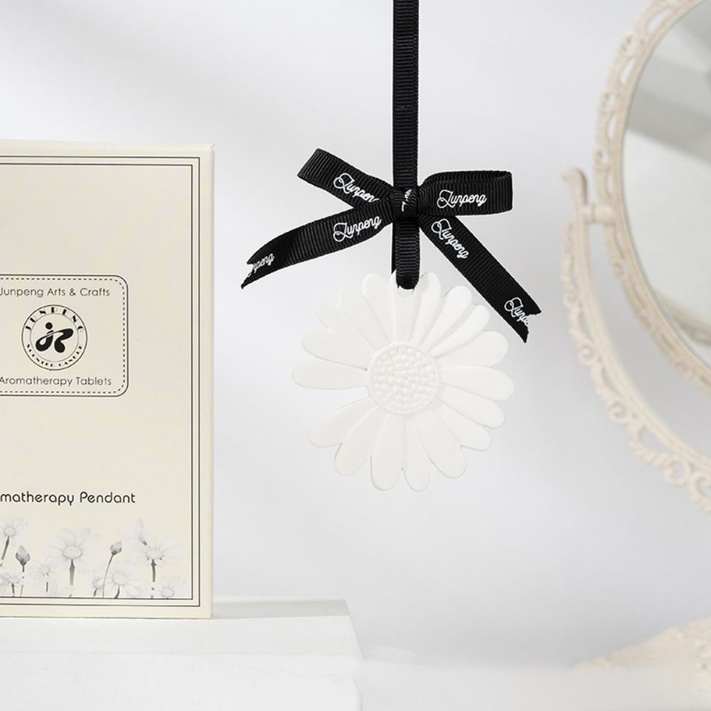 Cherry Blossom Plaster Car Perfume Pendant Gypsum Air Freshener Pendant Aromatherapy Wax Tablets