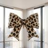 2pcs Aluminum Foil Bowknot Balloon Romantic Festival Party Balloon Leopard Print Balloon  Graduation