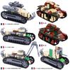 Конструктор MOC Игрушки Военный Автомобиль Транспортное Средство Танк WW2 Строительные Блоки Французский Истребитель R-35 AS-565 Бронированный Детский Подарок