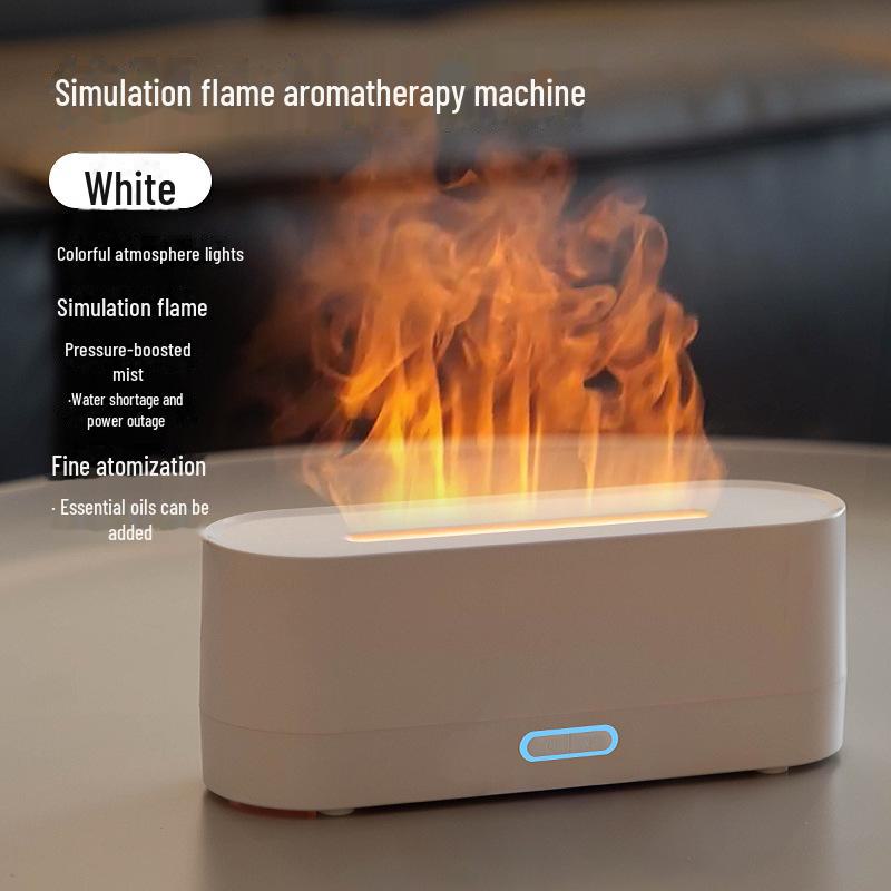Multicolor Flame Aromatherapy USB Humidifier for Home and Bedroom