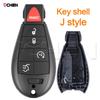 Чехол для корпуса ключа для Chrysler Town Country, Jeep Grand Cherokee, Dodge Journey, Ram Charger, Caravan, Magnum, Корпус ключа