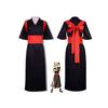 HY Naruto Shippuden cos Kimono for Sand Ninja Village, black kimono yukata, Sand Shadow cosplay costume, Halloween costume