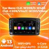 7" Android автомобильное радио для Mercedes Benz CLK W209 C209 W168 W203 W463 Vito Viano 1998-2006 GPS Carplay Auto Smart Systems