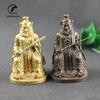 Ретро Латунная Китайская Даосская Статуэтка Чжун Куй Фэн Шуй Настольное Украшение Домашние Декоративные Поделки Аксессуары Офисная Миниатюрная Статуэтка