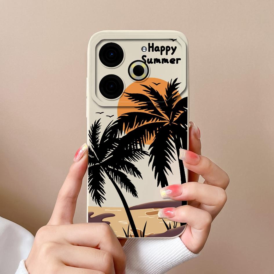 Чехол для телефона Tecno Camon 30 Pro Spark 20 Pop 8 Hot 40i Pova 6 Neo, задние чехлы с красивыми цветами и растениями, мягкий силиконовый бампер с защитой от падения, корпус корпуса