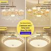 European Zinc Alloy Crystal Chandelier for Living Room, Bedroom, or Restaurant