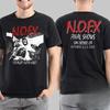 Горячая Распродажа Панк-группа NOFX Классический Постер Графический Принт Футболка Мужская Женская Уличная Одежда Короткий Рукав Летний Новый Топ Свободный Повседневный Хлопковый Большого Размера