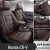 Custom Fit Leather Seat Cushions for 23 Honda CRV Models - Five-Seater, All-Season, Full Coverage.