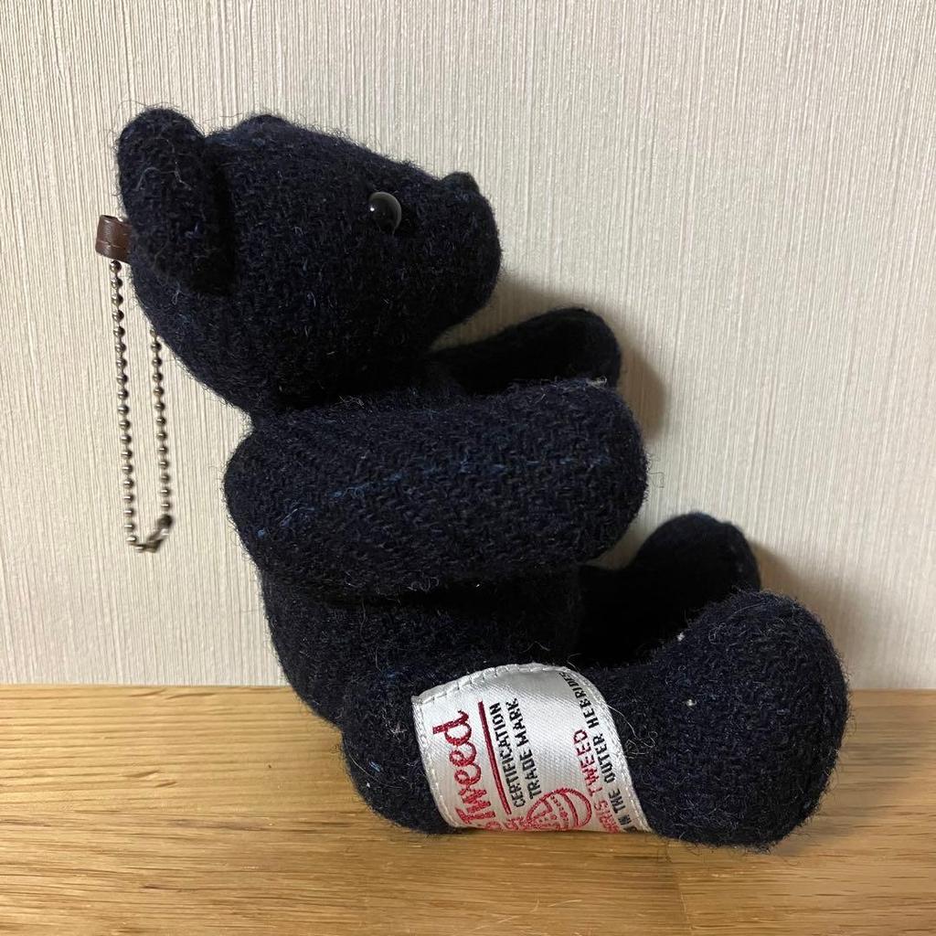 [Б/У] Плюшевая игрушка мишка Тедди Takeo Kikuchi Harris Tweed