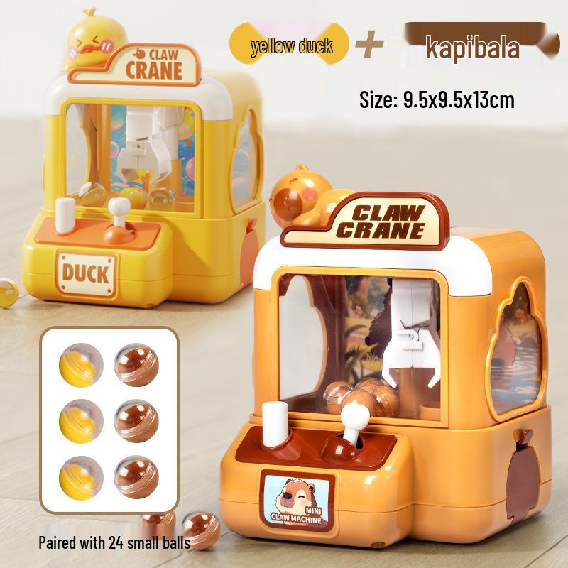 Детский автомат с клешней: Мультяшная игрушка гашапон с кукольным клипом, игра для развлечения, ролевая игра.