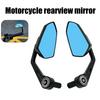 1 Pair Motorcycle Rearview Mirror Durable Structure Adjustable Design Universal Fit Simple Installation Handlebar Side View Mirrors