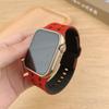 Силиконовый ремешок Для Apple watch Ремешок 45мм 41мм 44мм 49мм 40мм 38 42мм 46мм браслет correa iwatch Серия 10 9 8 7 6 5 3 SE Ultra