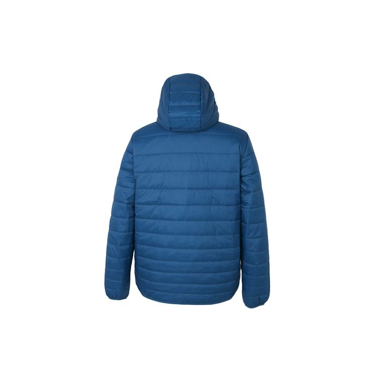 Timberland Спортивная теплая однотонная хлопковая куртка с капюшоном мужская куртка синего цвета A2EP9-BZ4