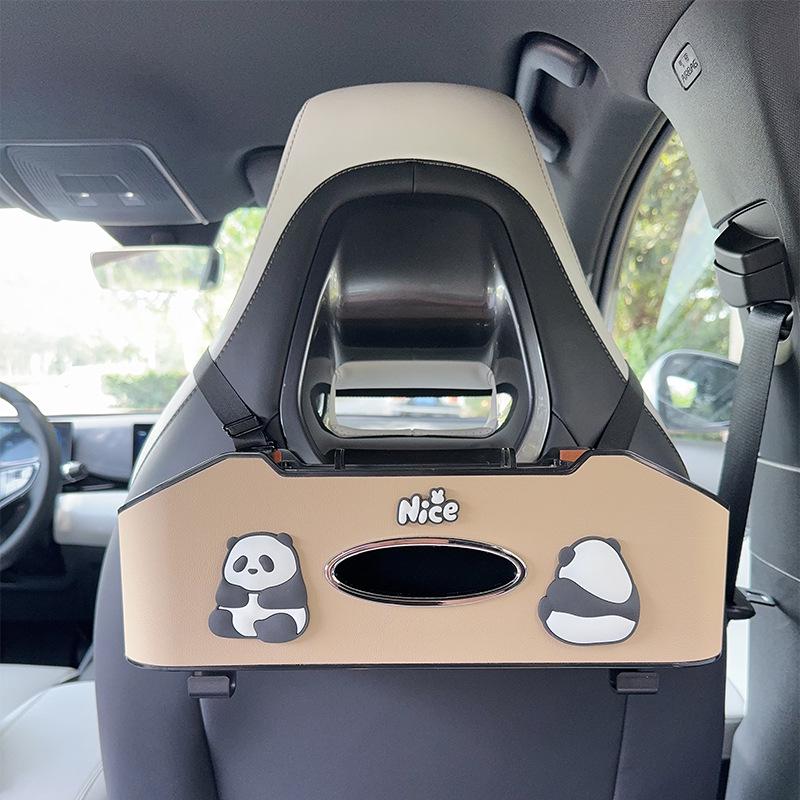 Органайзер на спинку сиденья автомобиля с держателем для салфеток и подстаканником - Многофункциональный органайзер