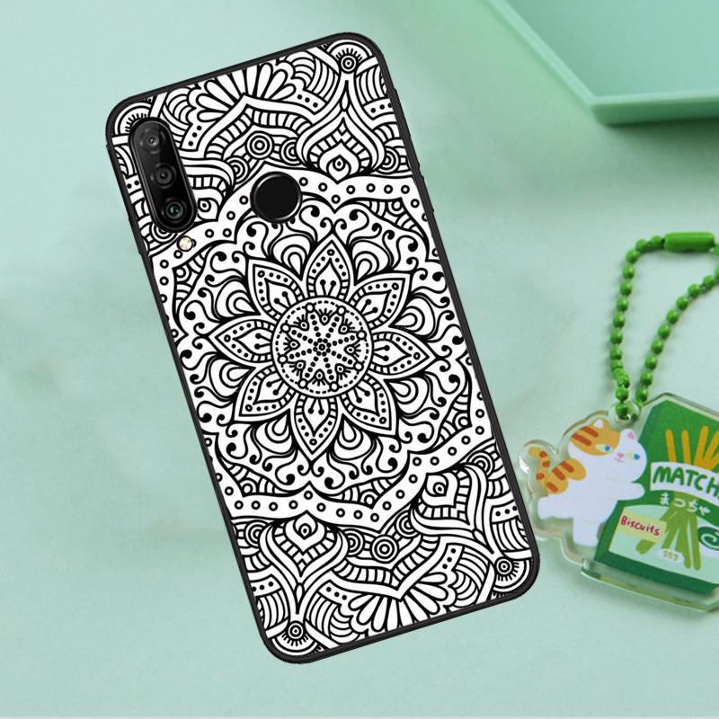 Индийский узор Мандала для Huawei Nova 8i 11i 12i 12s 9 10 SE Y90 Y60 Y70 Y72 Y61 Y91 P20 P30 P40 Lite P60 Pro Чехол
