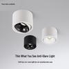 Ultra-Thin Adjustable Anti-Glare Ceiling Spotlight - No Punching Needed