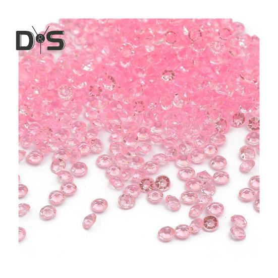 1000 шт. акриловые стразы цветные смоляные искусственные хрустальные камни DIY поделки наполнители для ваз свадьбы домашний декор стола