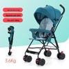 Легкая складная детская коляска с функцией наклона спинки