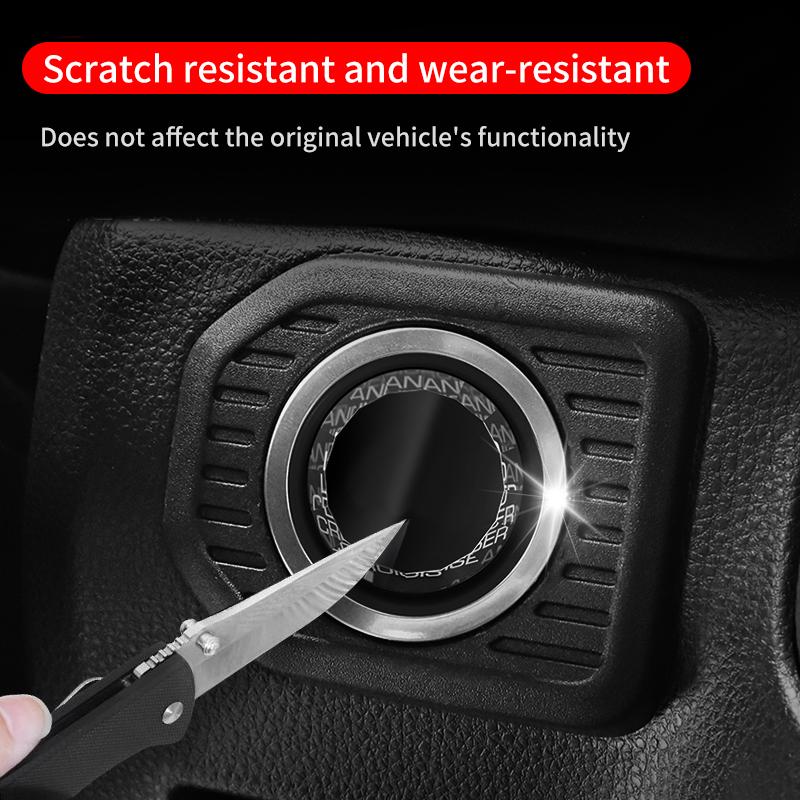 For Land Cruiser Prado LC 250 2024-2025 One-Key Start Ring First Edition 1958, J250 interio upgrade Decoration Accessories Tools