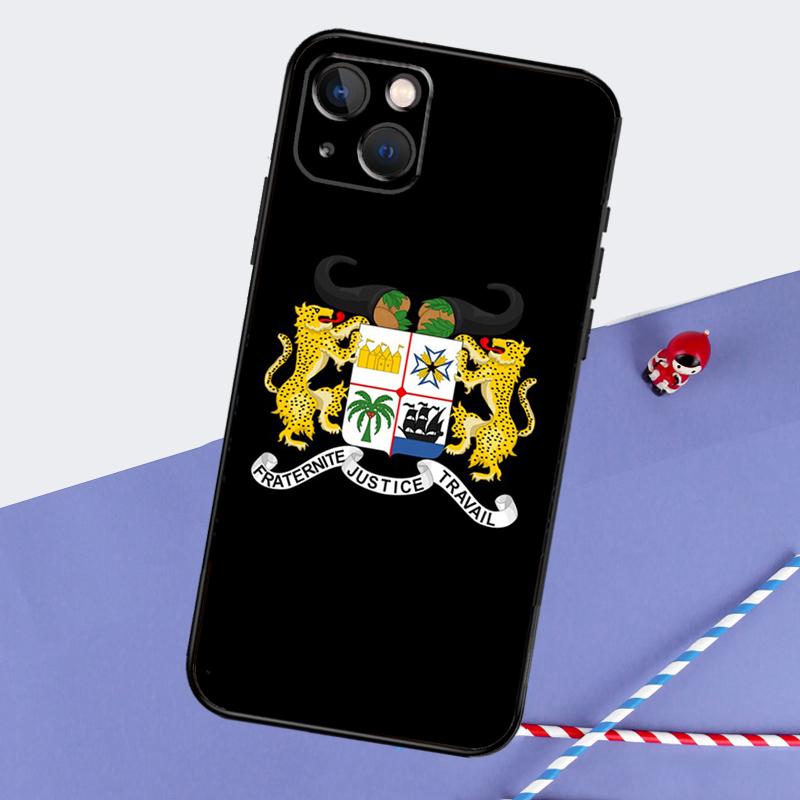 Чехол для телефона с флагом Бенина для iPhone 16 Pro Max 11 12 13 14 15 Pro Max Mini XR 16 15 Plus 16e Защитный корпус