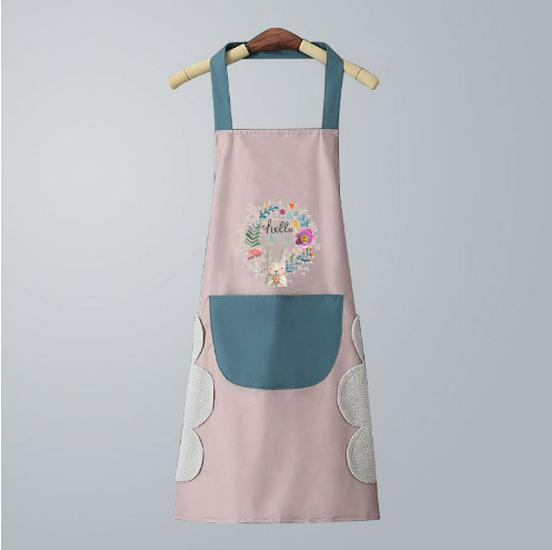 Waterproof Cartoon Apron with Large Pocket - Unisex, Oil & Stain Resistant