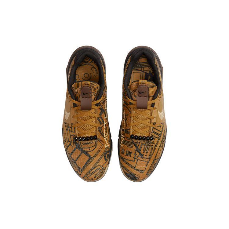 Nike Кроссовки для тренировок Metcon 8 Amp с низким верхом Унисекс Коричневый Черный DX5653-700