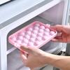 25 сеток, силиконовая форма для ледяного шара, кубиков льда с крышкой, ящик для хранения льда, легко вынимается из формы, бар, домашняя вечеринка, кухонные инструменты