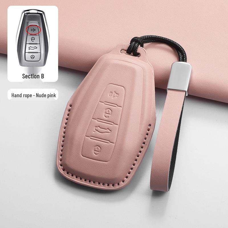 Чехол для ключей Geely для Binyue, Boyue, Emgrand GL, Binrui, Borui, Xingrui, Xingyue - Женский дизайн