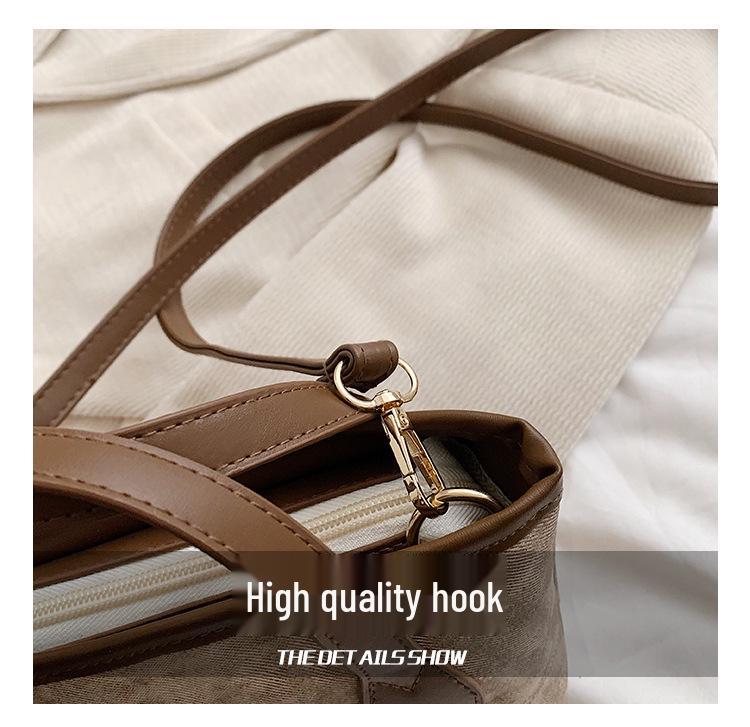 Нишевая Высококлассная Осенняя Сумка-Тоут на Плечо Большой Вместимости 2025: Универсальная повседневная сумка-ведро кроссбоди