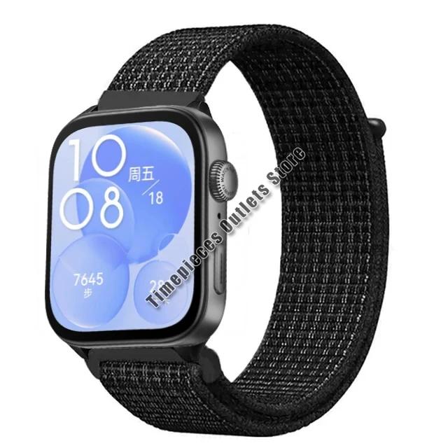 Нейлоновый ремешок-петля для Huawei Watch Fit 3 Sport, дышащий сменный браслет, браслет для Huawei Watch Fit 3, аксессуары для ремня