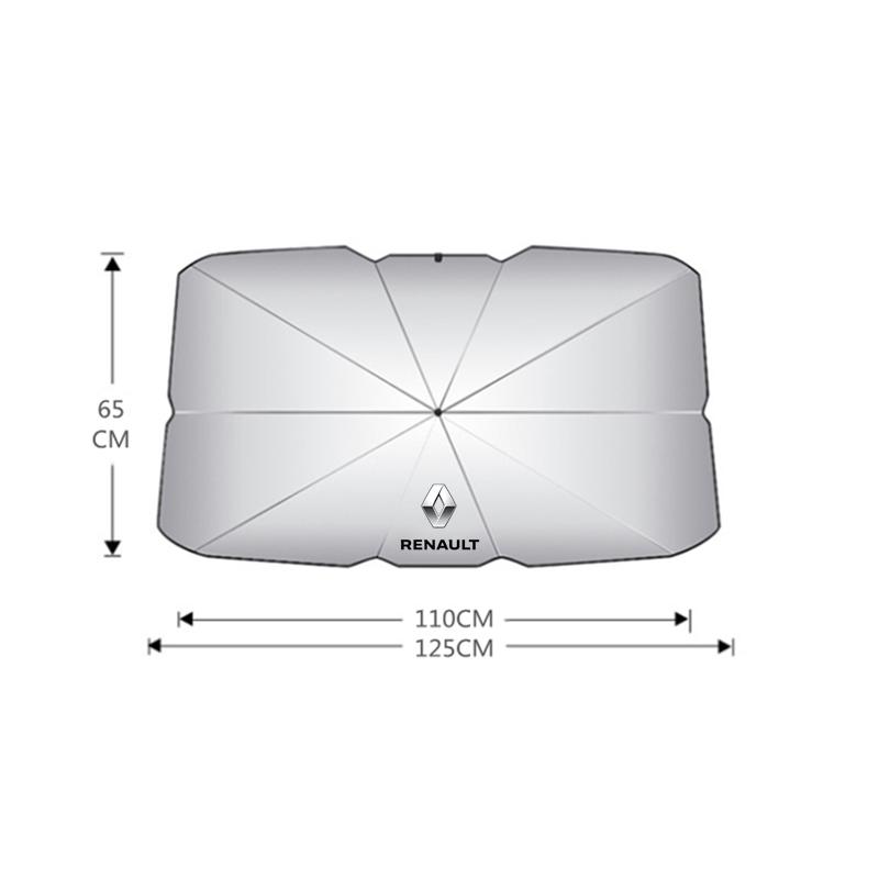 For Renault 2026 New Hub Caps For Renault Grand Scenic 4 XMOD Megane Clio 4 Laguna 2 3 Coupe Car Sunshade Umbrella Car Front Win
