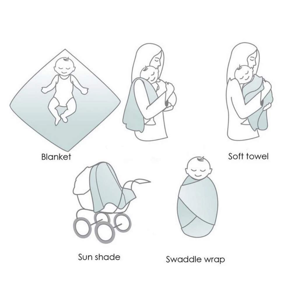 Детское бамбуково-хлопковое одеяло из мягкой марли для мальчиков и практичный 4-слойный плед, 70% хлопок, 30% приятное к коже одеяло, для девочек,