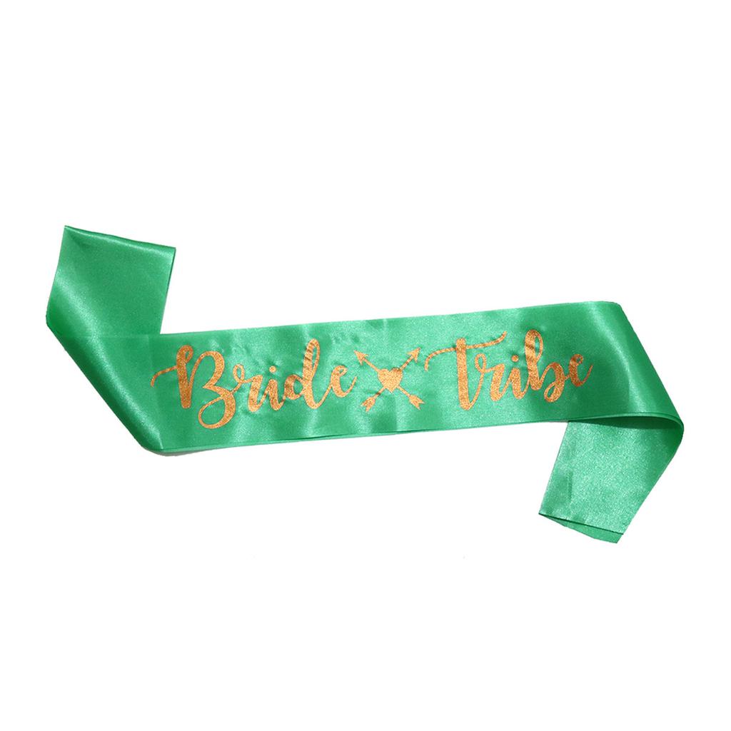 European And American Bachelorette Party Bridal Wedding Etiquette Belt Bridesmaid Shoulder Strap Ribbon Customization