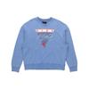 Flight Casual Sports Printed Crew Neck Sweatshirt Men Tops Signal-Blue CZ6096-403